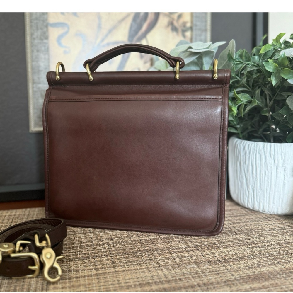 ❤️SOLD❤️Vintage Coach Mahogany Willis Bag 9927 - Picture 5 of 14
